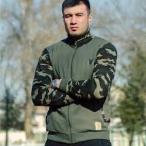 Men's BUKA Black Camo Full Zip Jacket